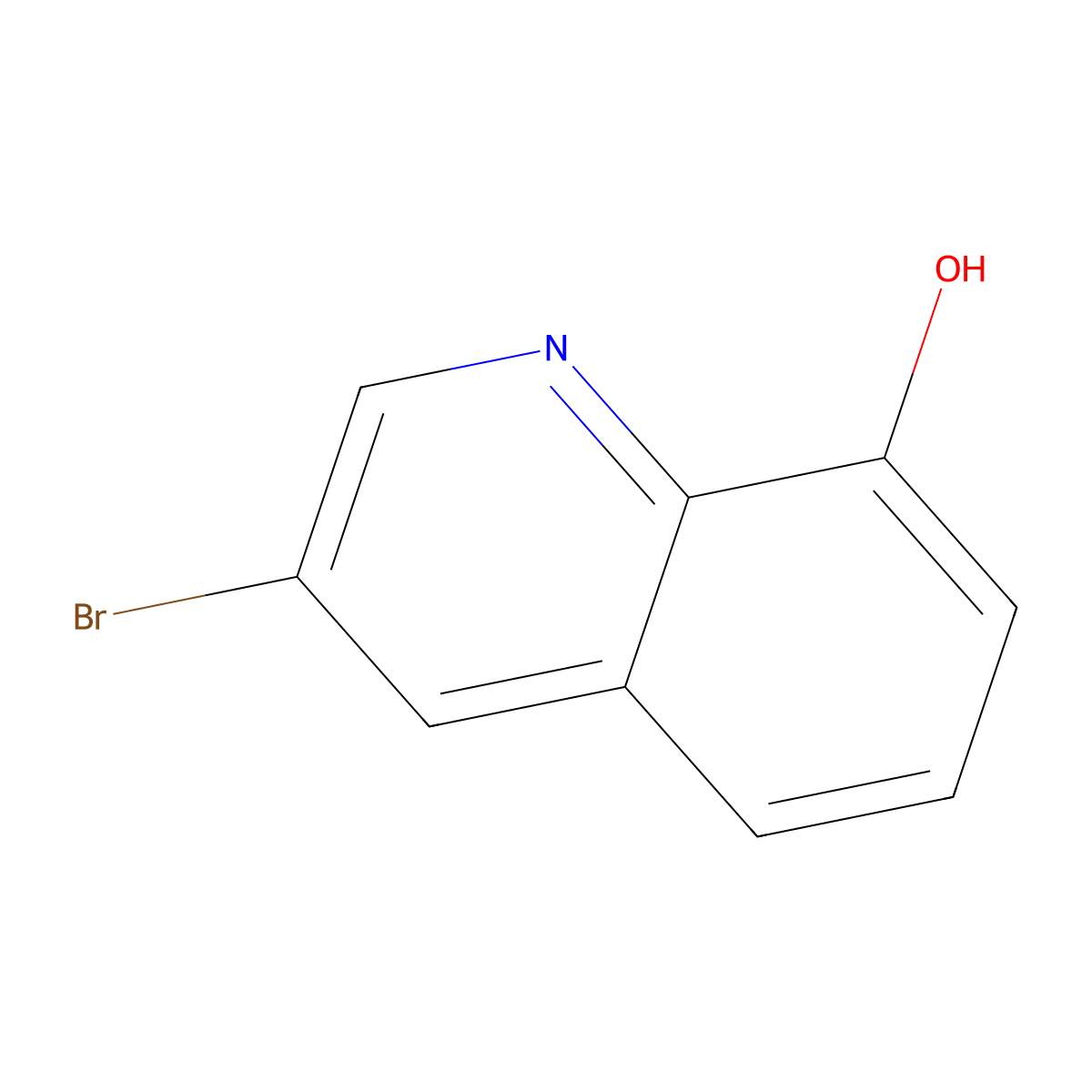 3-Bromoquinolin-8-ol molecular structure, CAS 139399-62-5