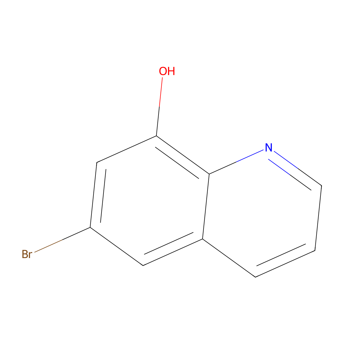 6-Bromoquinolin-8-ol molecular structure, CAS 139399-64-7