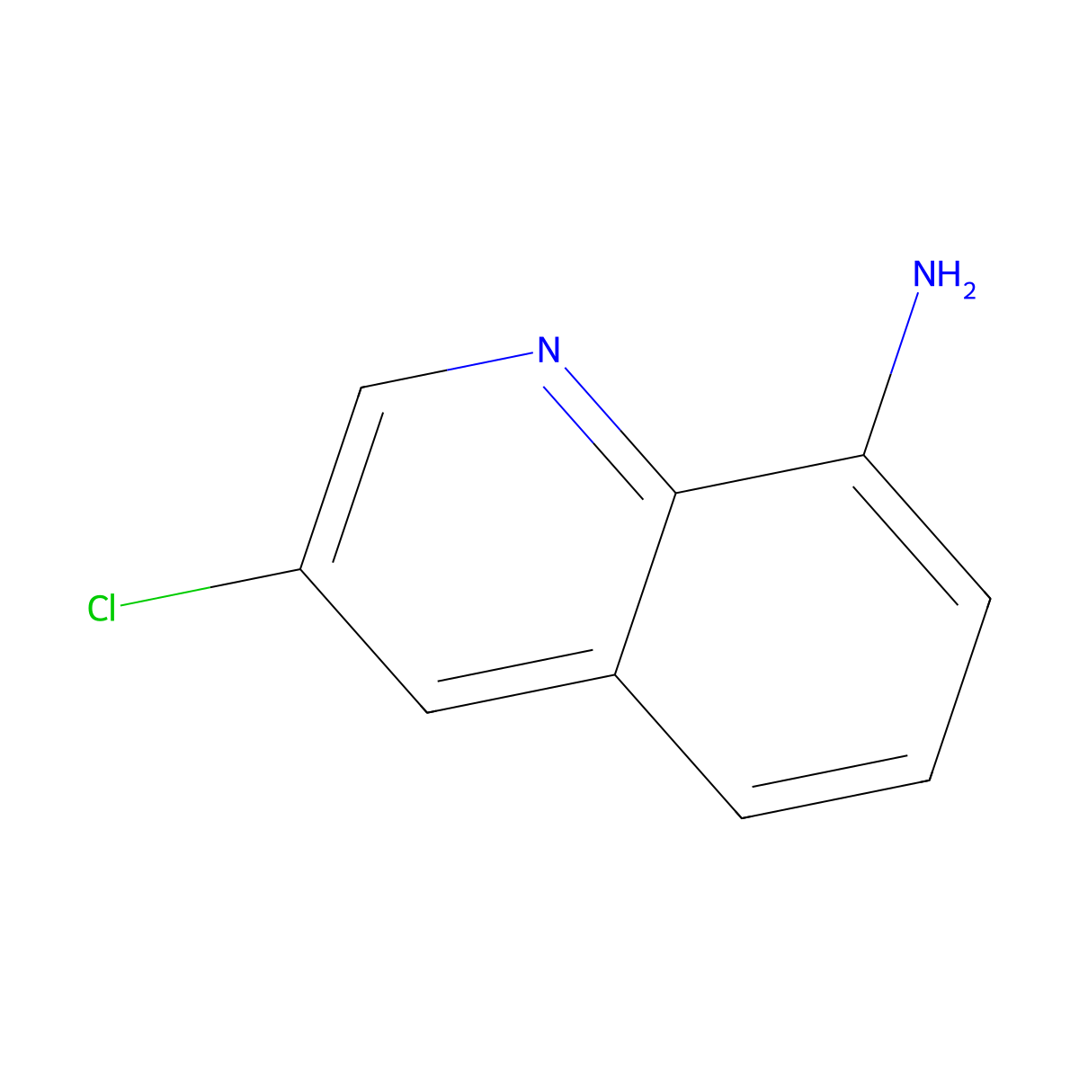 3-Chloroquinolin-8-amine molecular structure, CAS 139399-66-9