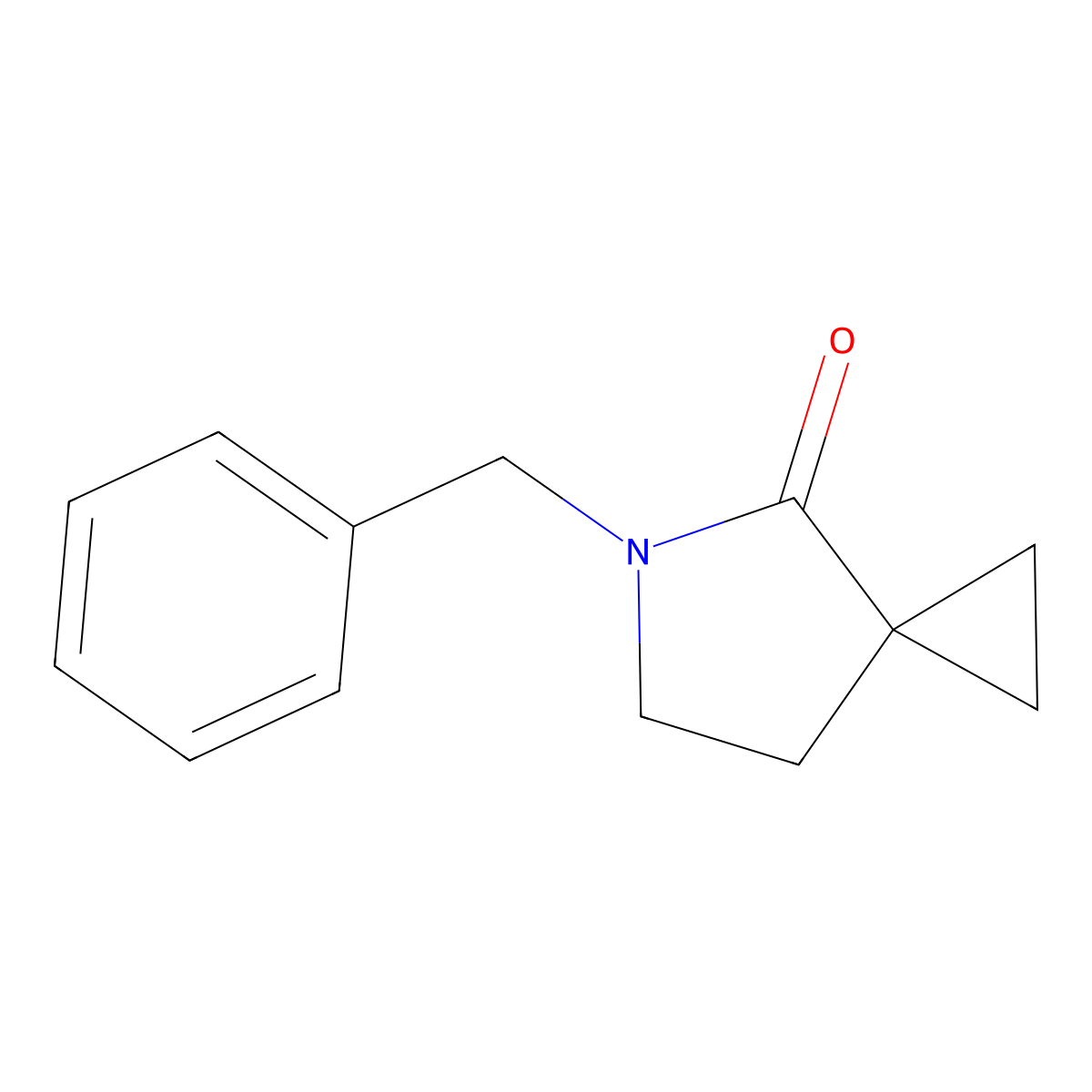 5-Benzyl-5-azaspiro[2.4]heptan-4-one molecular structure, CAS 1394003-64-5