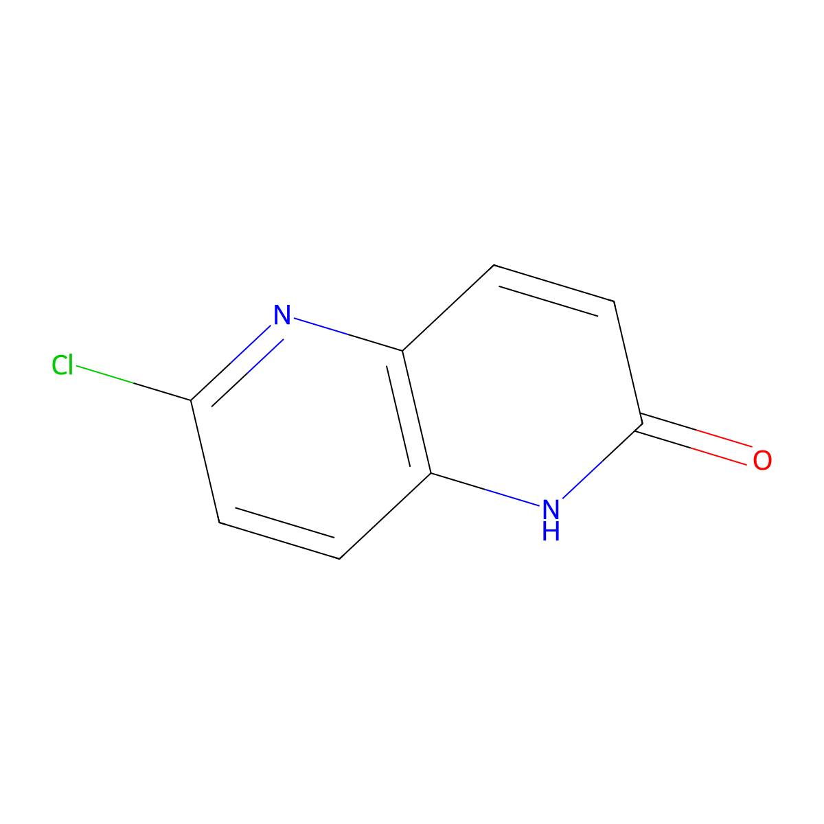 6-chloro-1,5-naphthyridin-2(1H)-one molecular structure, CAS 1394003-98-5