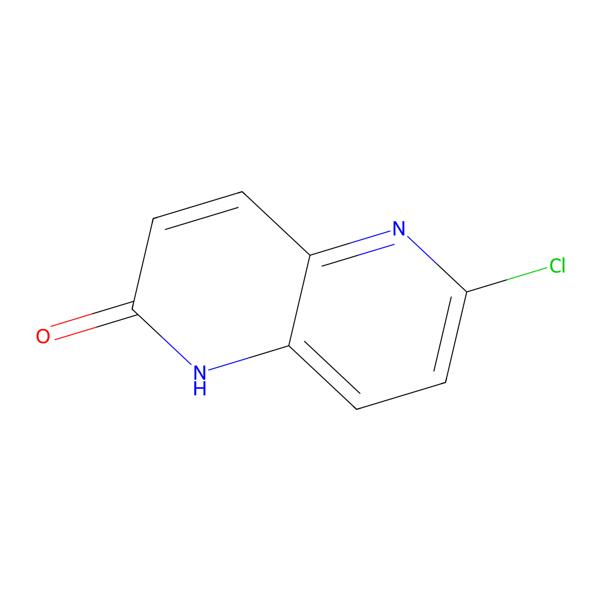 6-chloro-1,5-naphthyridin-2(1H)-one molecular structure, CAS 1394003-98-5