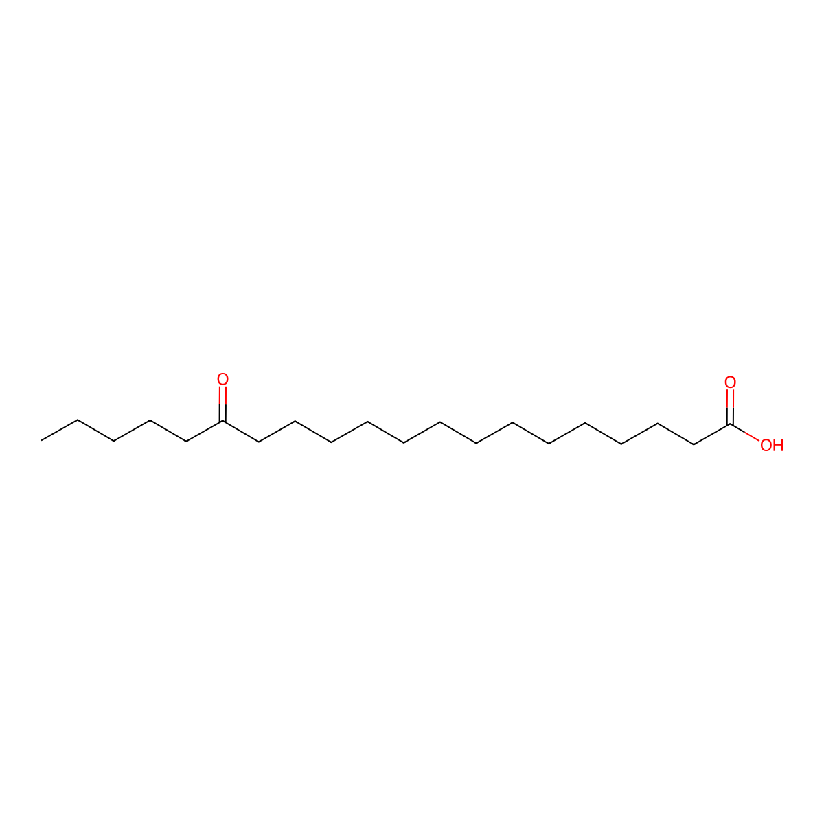 15-Oxoicosanoic acid molecular structure, CAS 139401-22-2