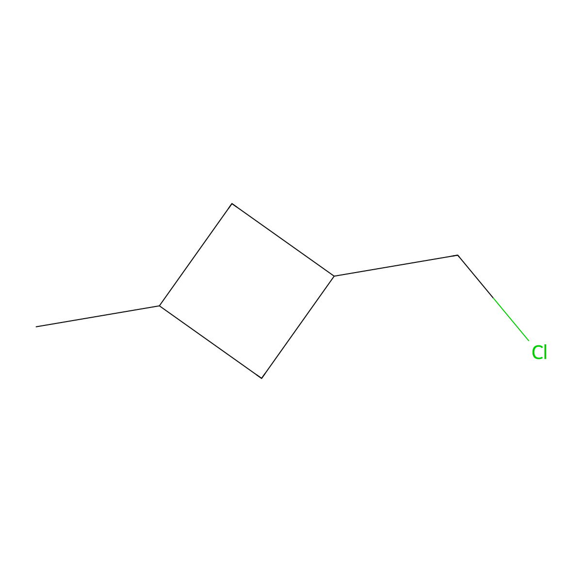 1-(Chloromethyl)-3-methylcyclobutane molecular structure, CAS 1394024-24-8