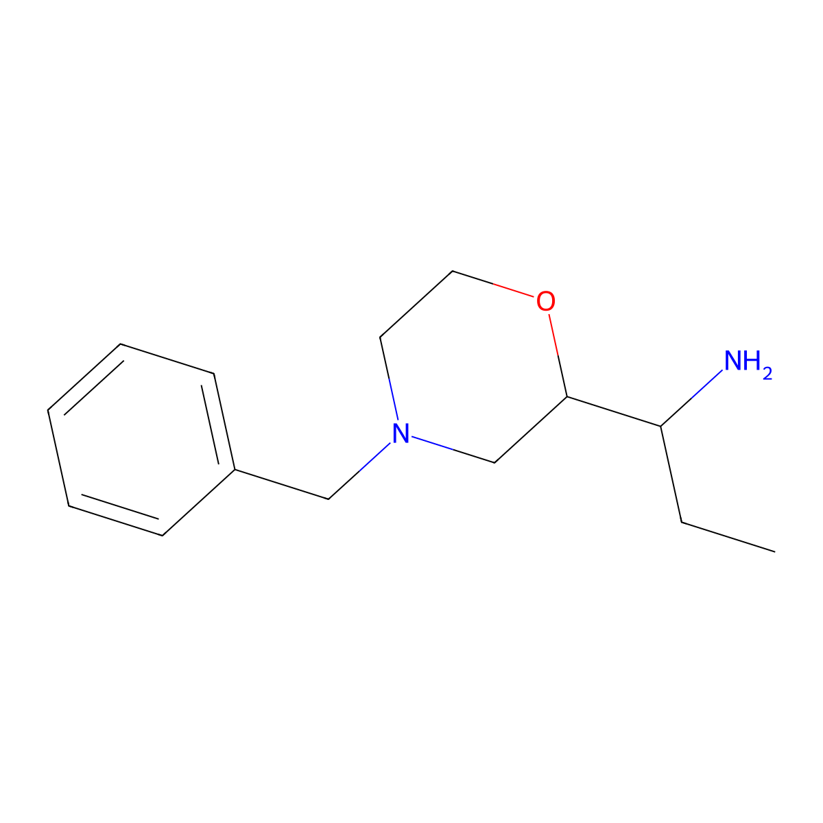 1-(4-Benzylmorpholin-2-yl)propan-1-amine molecular structure, CAS 1394040-00-6