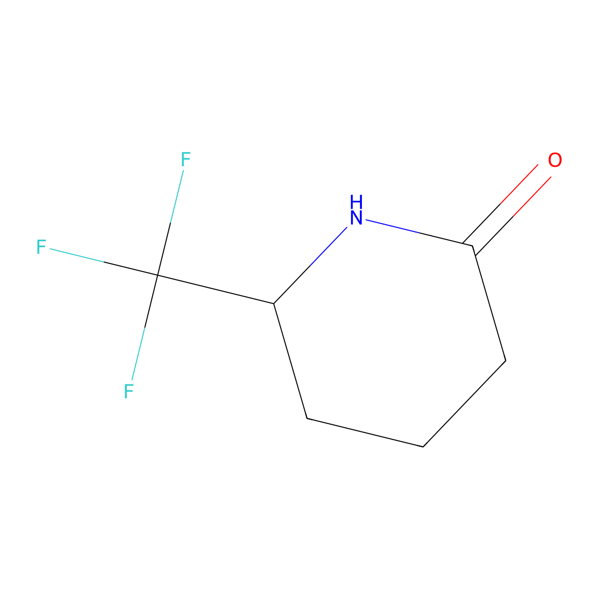 6-(Trifluoromethyl)piperidin-2-one molecular structure, CAS 1394040-82-4