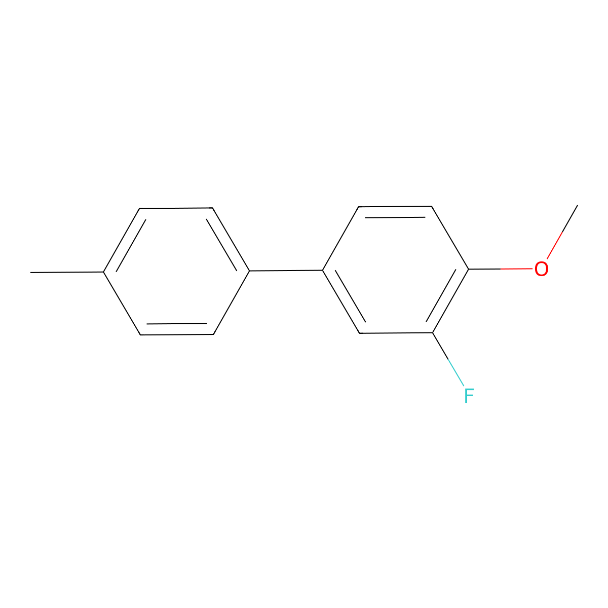 2-Fluoro-1-methoxy-4-(4-methylphenyl)benzene molecular structure, CAS 1394285-77-8