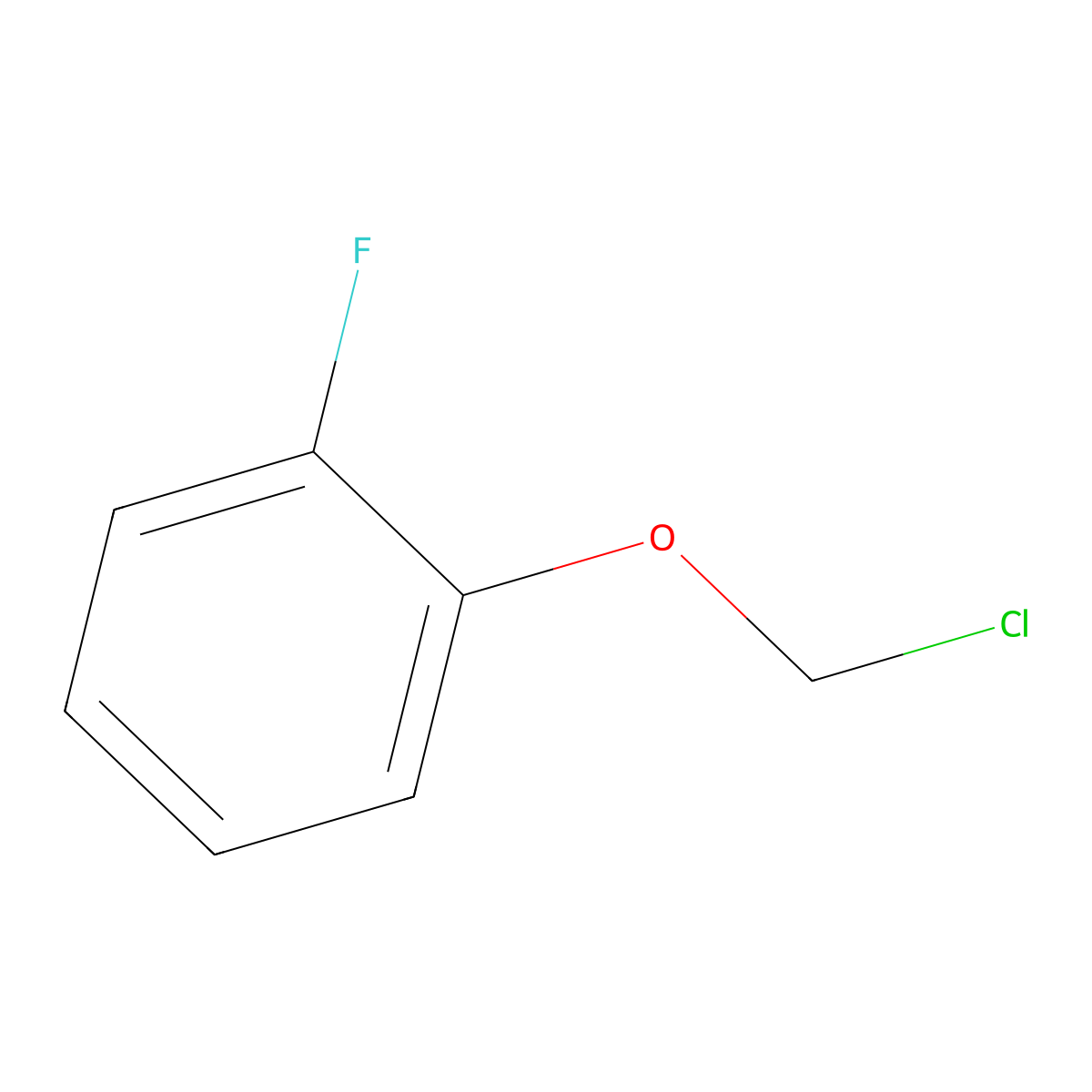 1-(Chloromethoxy)-2-fluorobenzene molecular structure, CAS 1394288-17-5