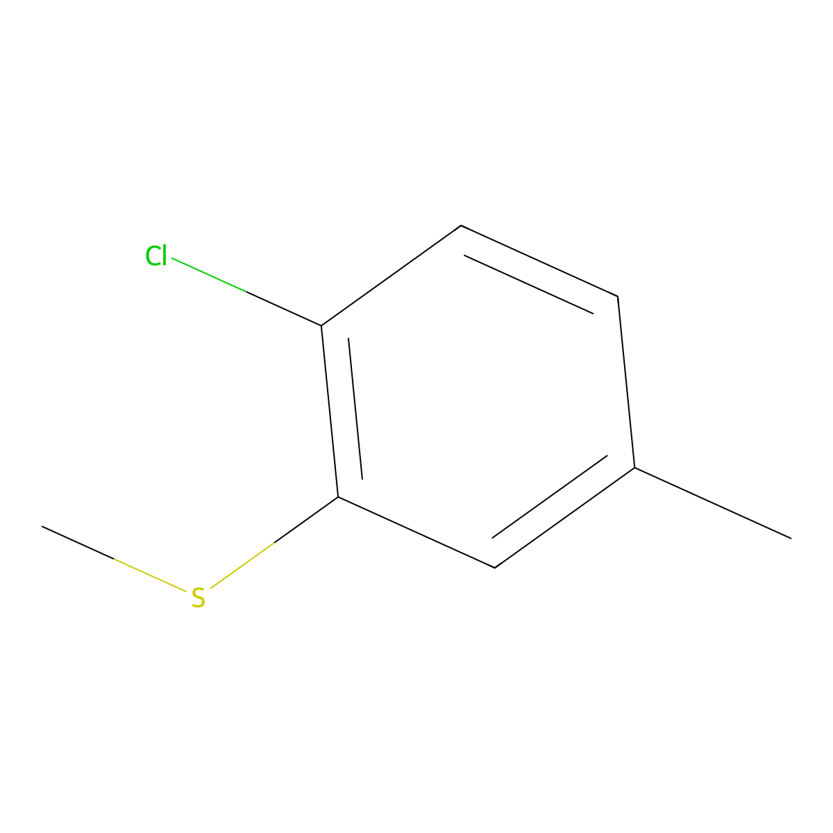 2-Chloro-5-methylthioanisole molecular structure, CAS 1394291-30-5
