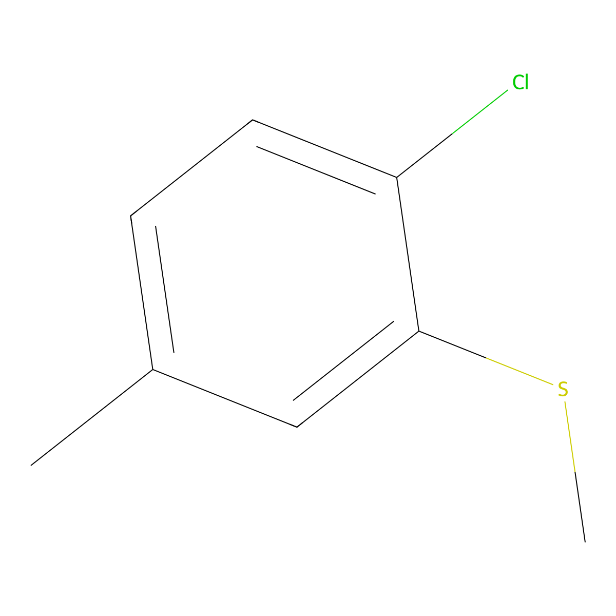 2-Chloro-5-methylthioanisole molecular structure, CAS 1394291-30-5