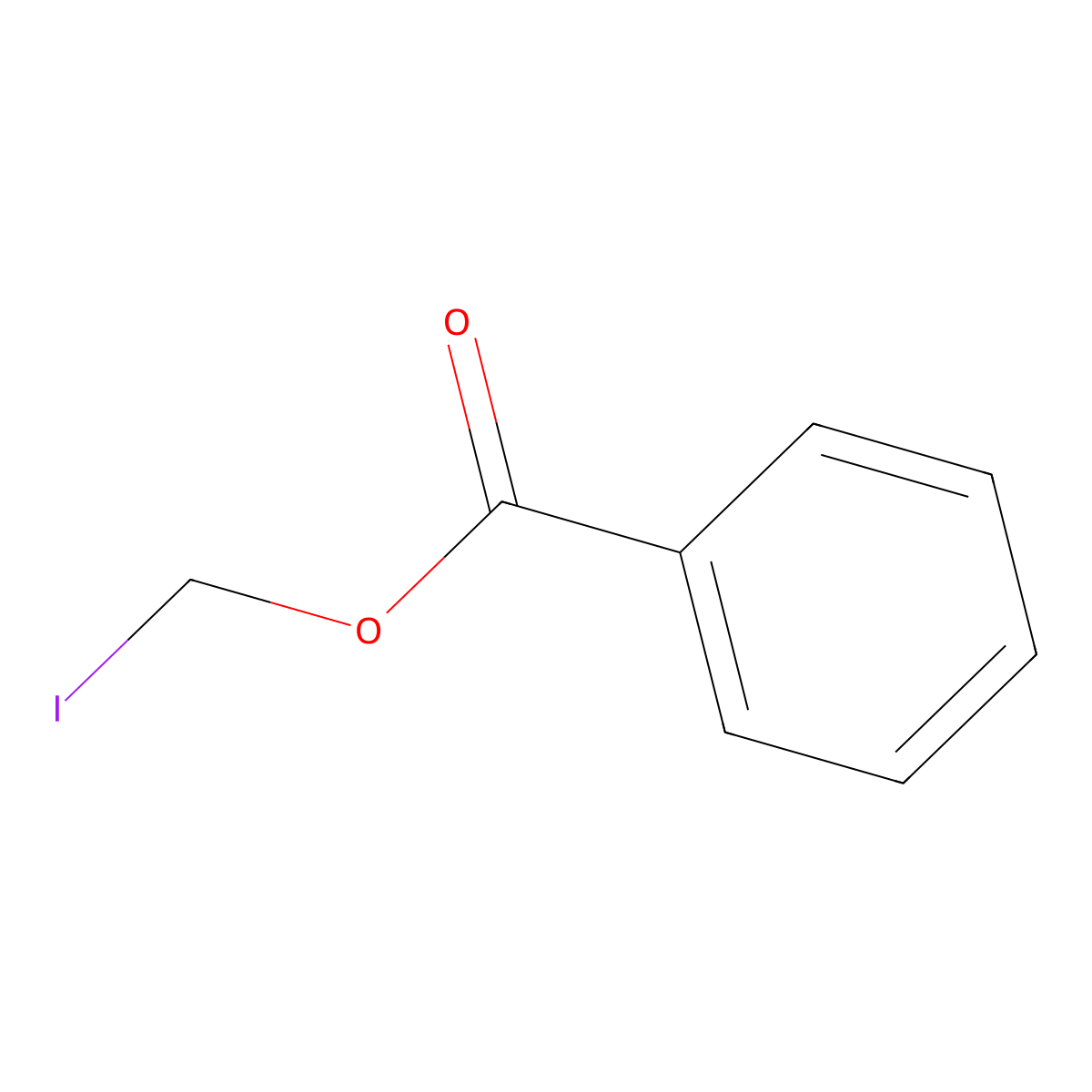 Iodomethyl Benzoate molecular structure, CAS 13943-33-4