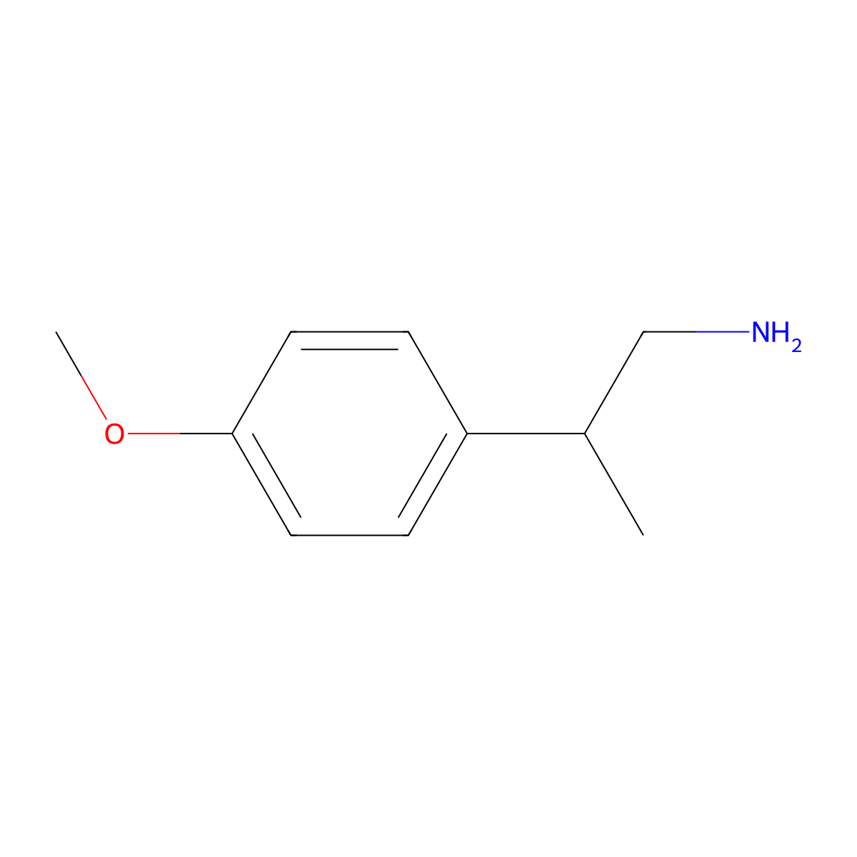 (2R)-2-(4-methoxyphenyl)propan-1-amine molecular structure, CAS 1394330-87-0