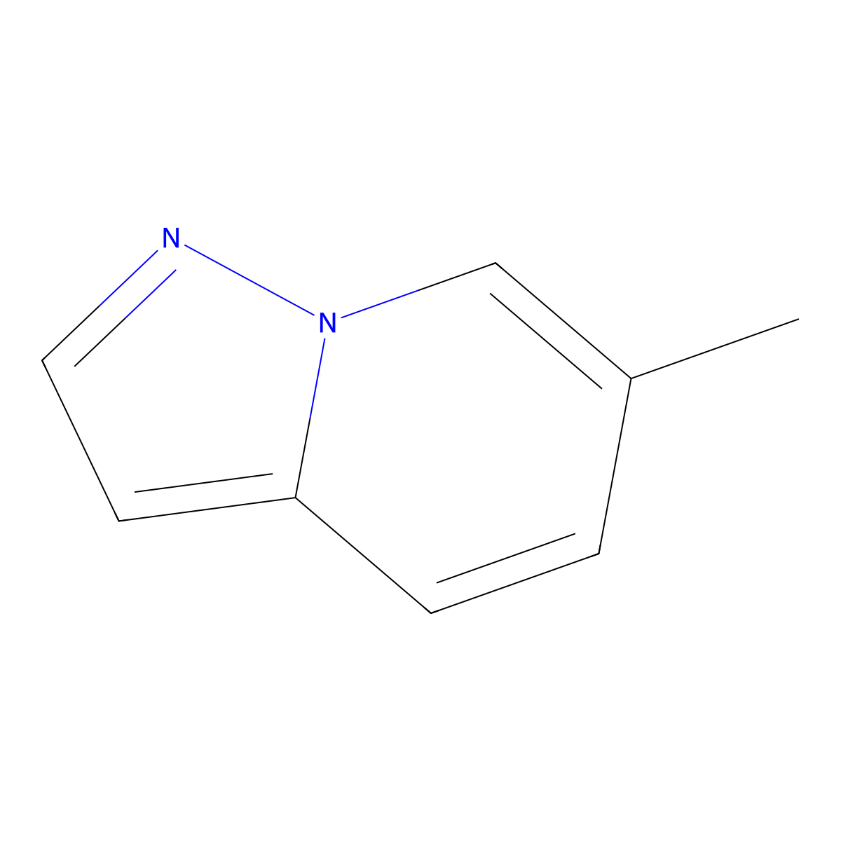 6-Methylpyrazolo[1,5-a]pyridine molecular structure, CAS 139452-20-3