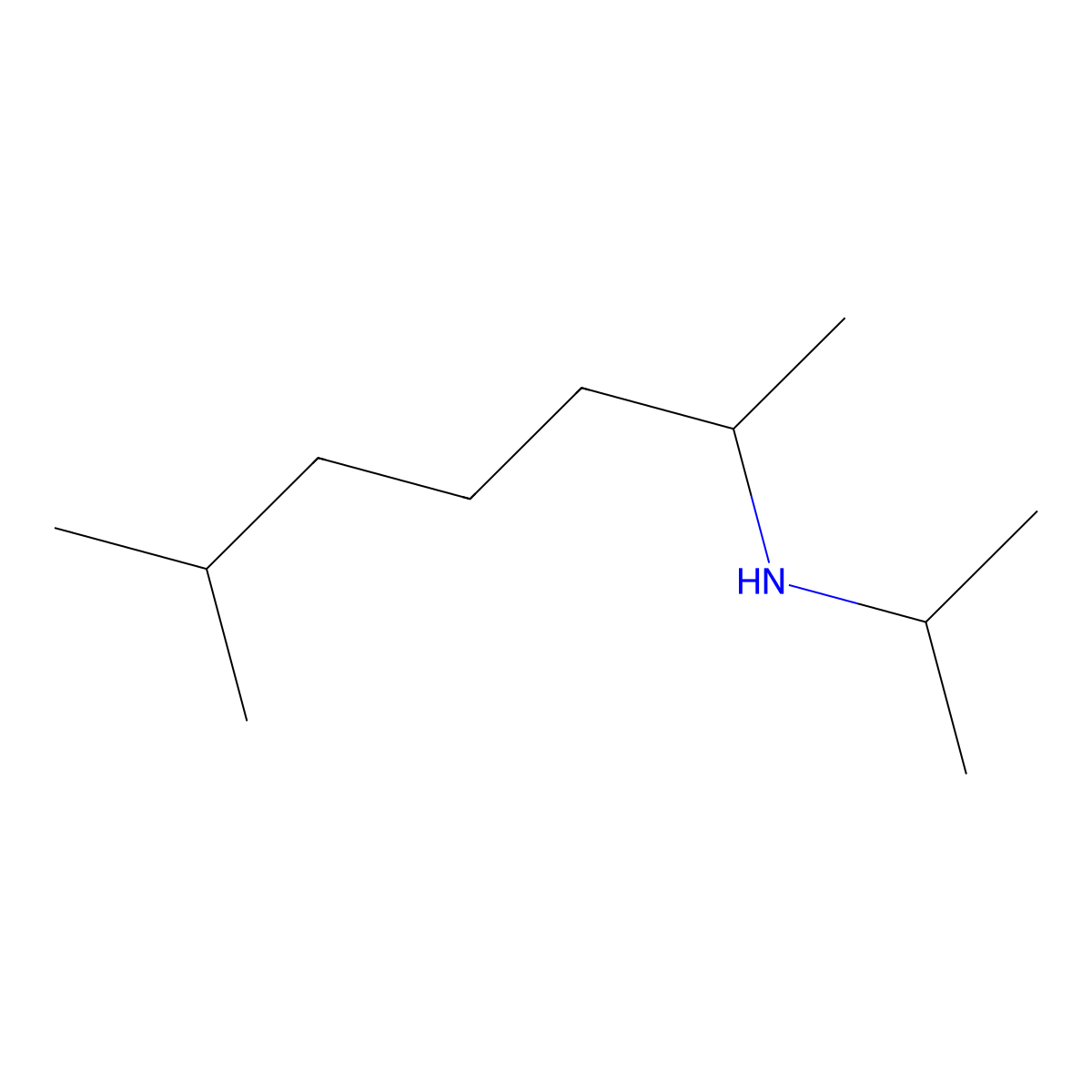 Iproheptine molecular structure, CAS 13946-02-6