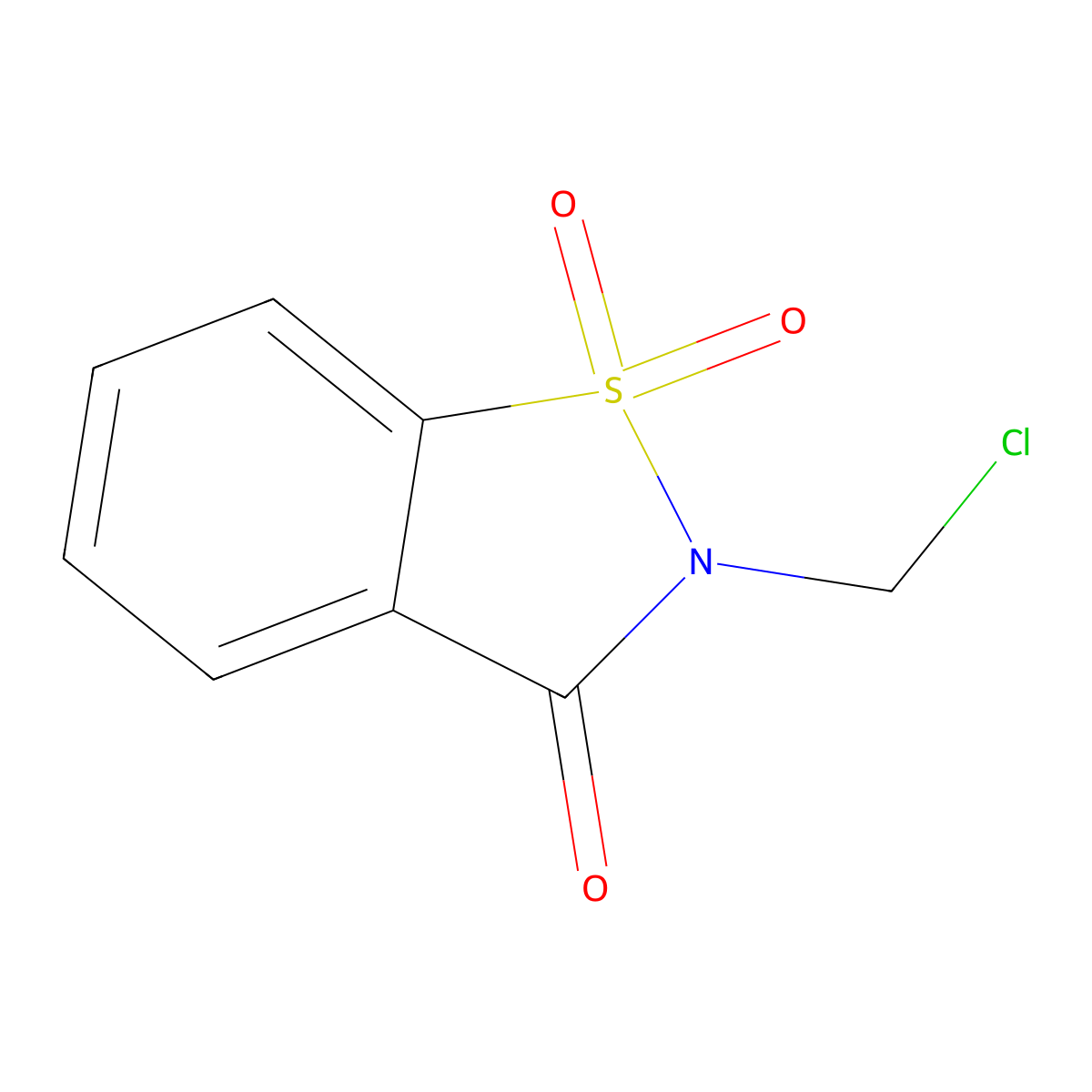 2-(Chloromethyl)-2,3-dihydro-1lambda6,2-benzothiazole-1,1,3-trione molecular structure, CAS 13947-21-2