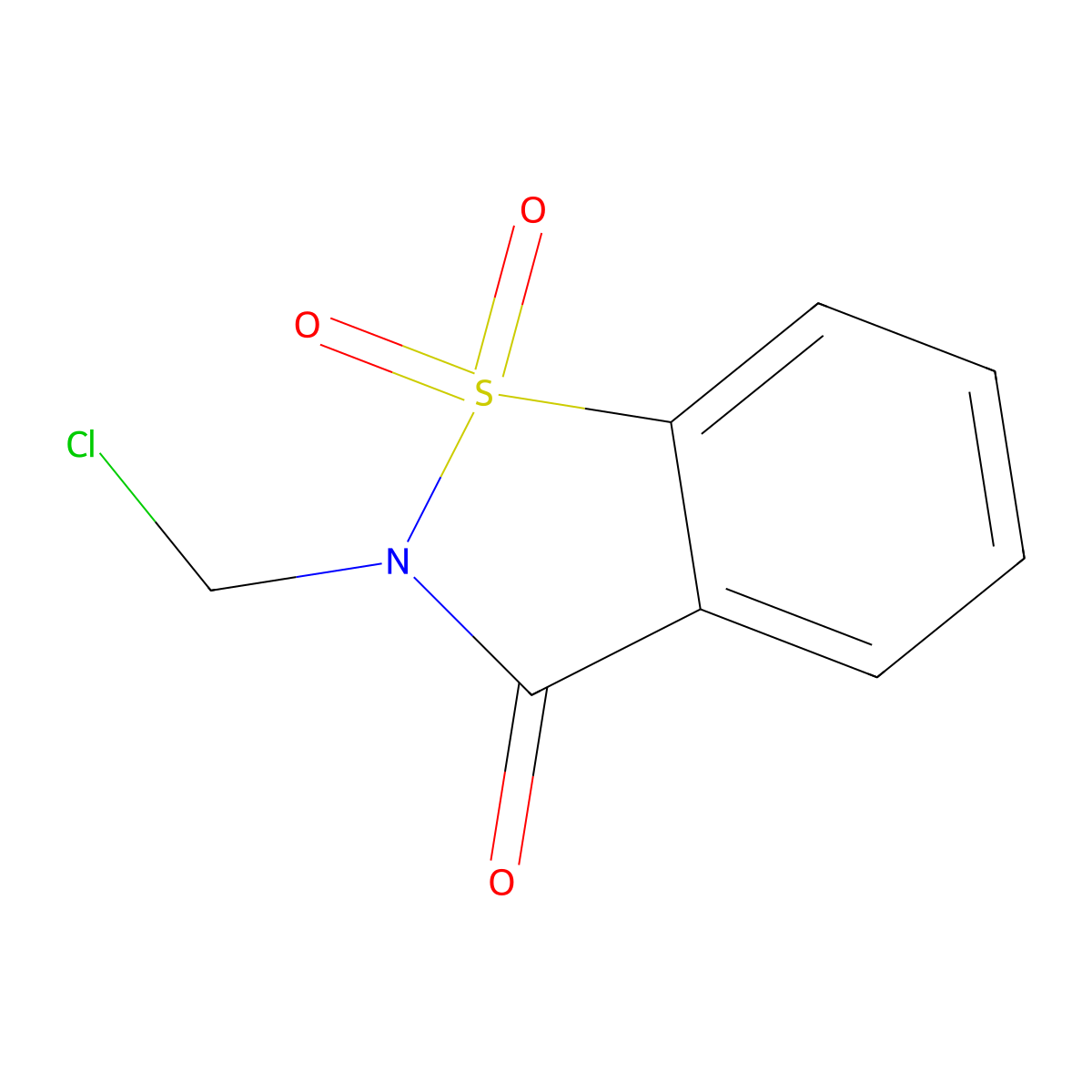 2-(Chloromethyl)-2,3-dihydro-1lambda6,2-benzothiazole-1,1,3-trione molecular structure, CAS 13947-21-2