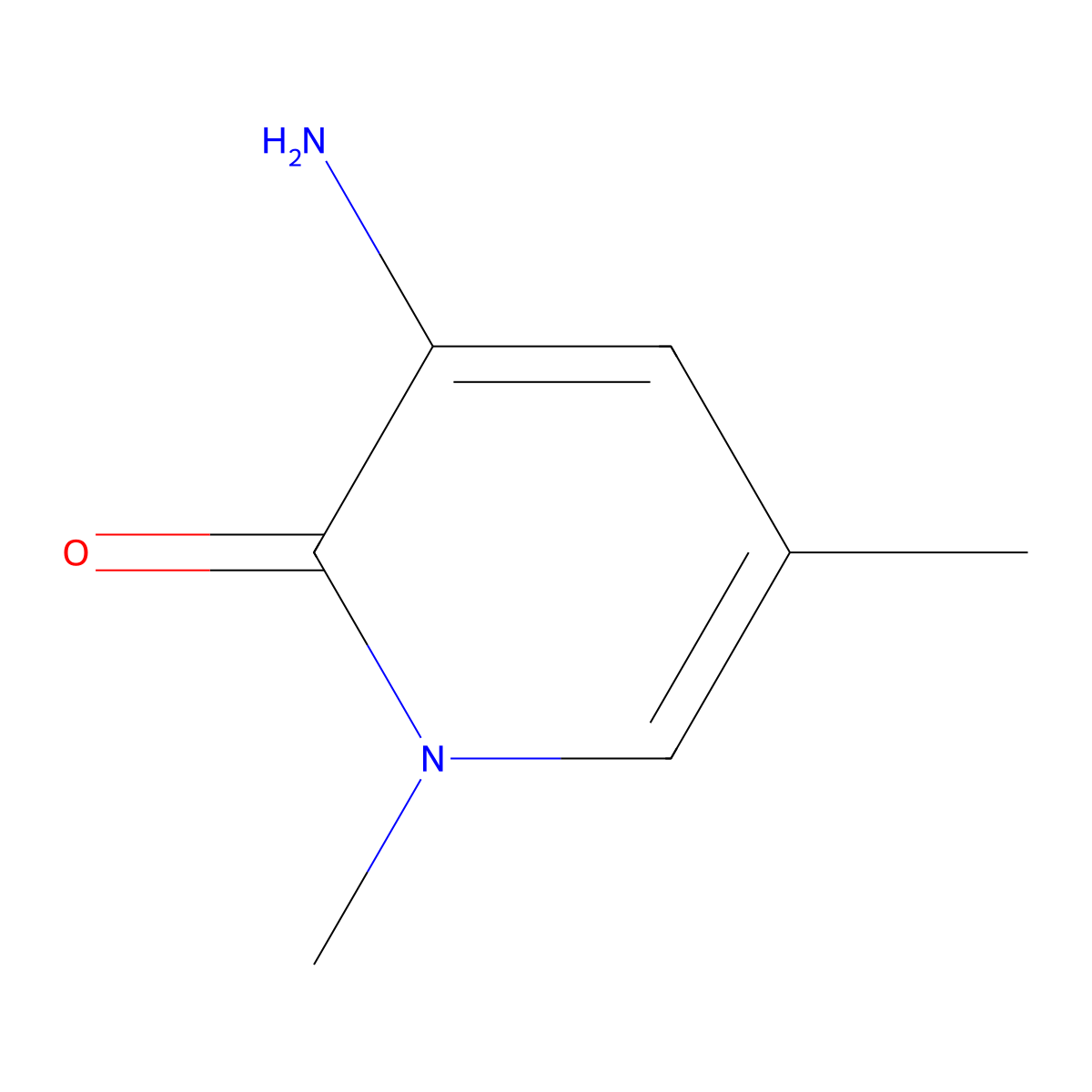 3-Amino-1,5-dimethyl-1,2-dihydropyridin-2-one molecular structure, CAS 1394734-82-7