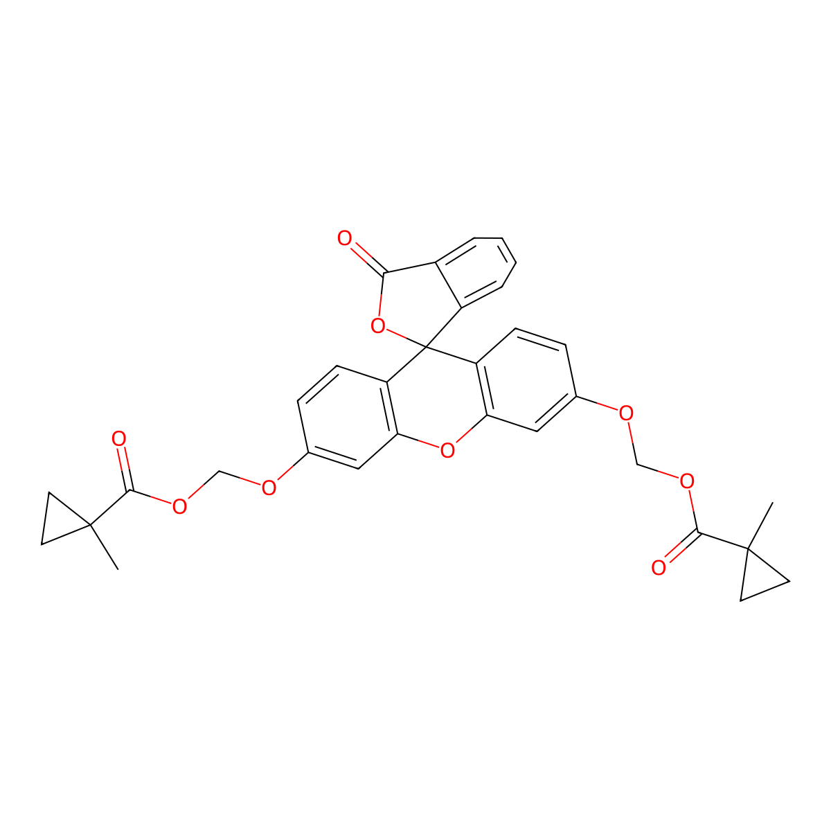 Fluorescein-CM2 molecular structure, CAS 1394821-44-3