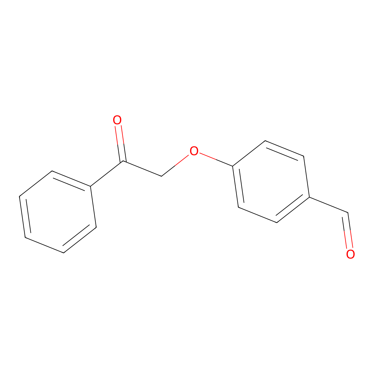4-(2-Oxo-2-phenylethoxy)benzaldehyde molecular structure, CAS 139484-40-5