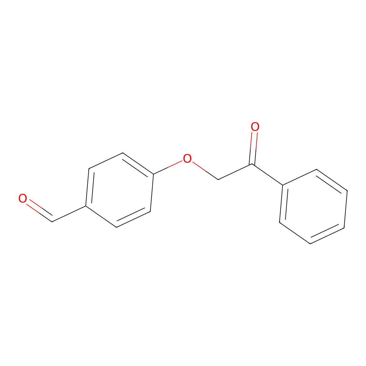 4-(2-Oxo-2-phenylethoxy)benzaldehyde molecular structure, CAS 139484-40-5