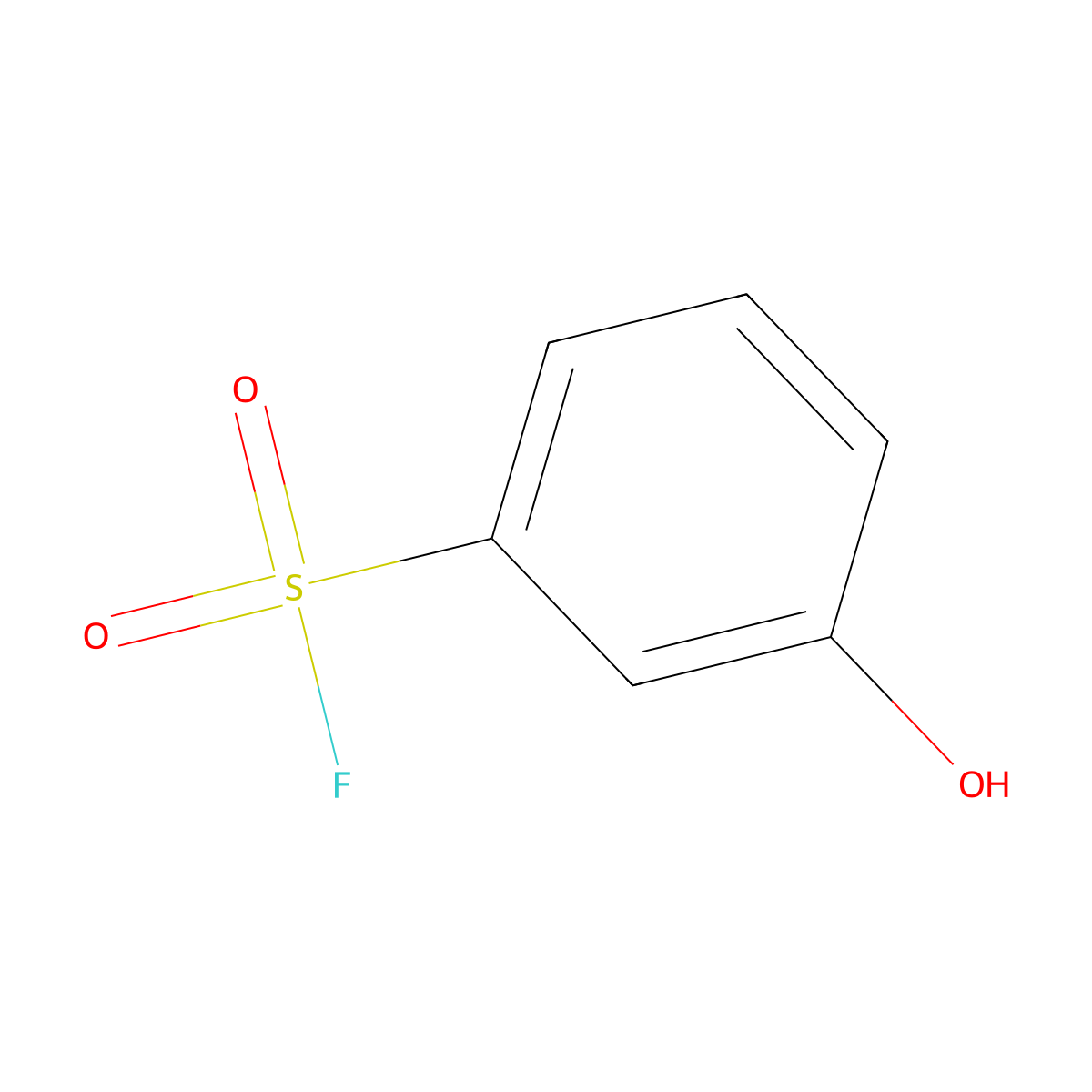 3-Hydroxybenzene-1-sulfonyl fluoride molecular structure, CAS 1394917-55-5
