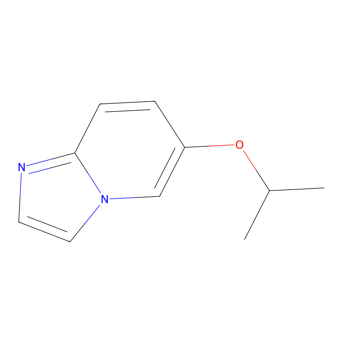 6-Isopropoxyimidazo[1,2-a]pyridine molecular structure, CAS 1394935-07-9
