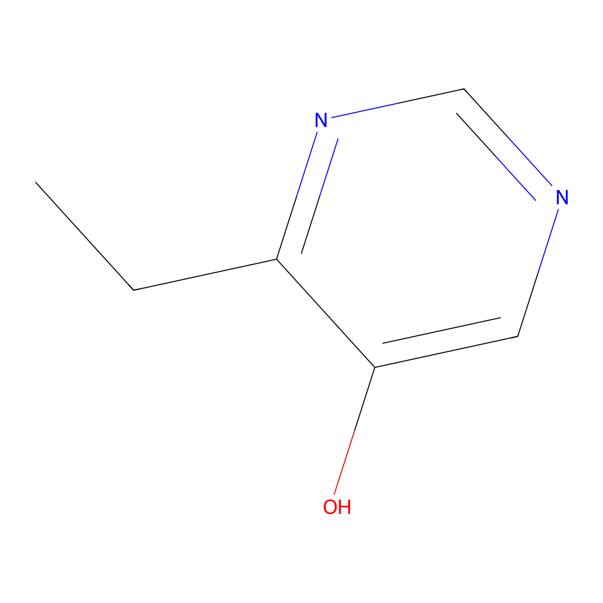 4-Ethylpyrimidin-5-ol molecular structure, CAS 1394936-18-5