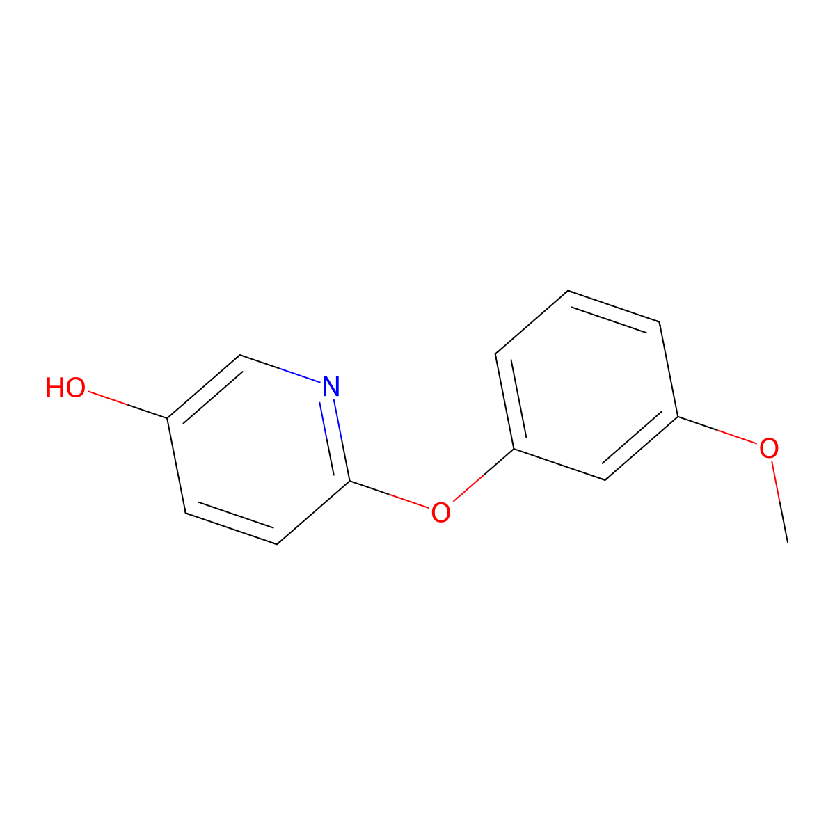 6-(3-Methoxyphenoxy)pyridin-3-OL molecular structure, CAS 1394954-82-5