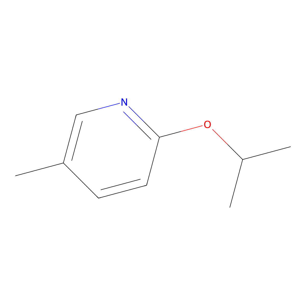 2-Isopropoxy-5-methylpyridine molecular structure, CAS 1394955-08-8