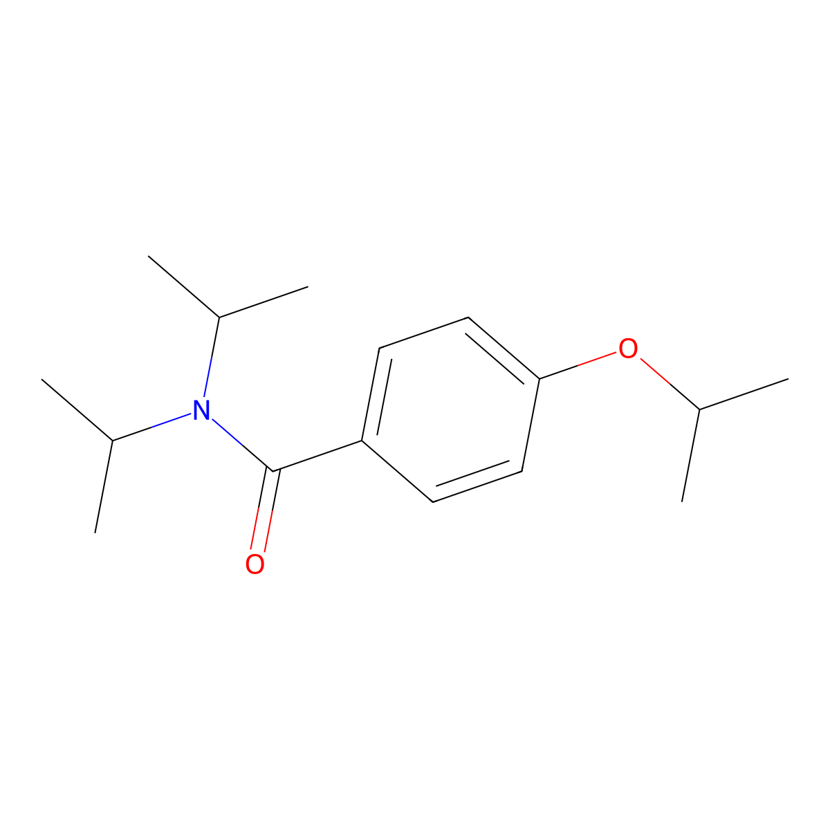 4-(1-Methylethoxy)-N,N-bis(1-methylethyl)benzamide molecular structure, CAS 1394974-89-0