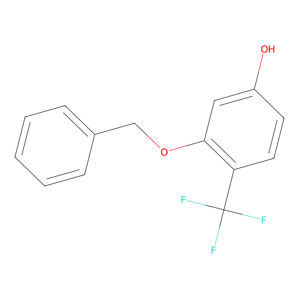 3-(Benzyloxy)-4-(trifluoromethyl)phenol molecular structure, CAS 1394980-77-8