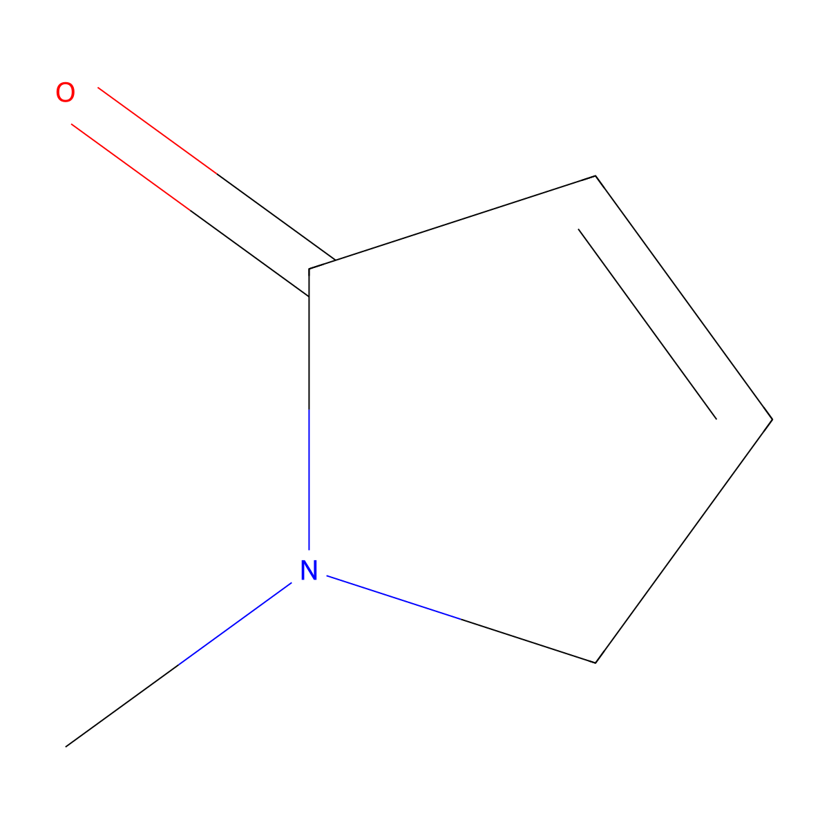 2H-Pyrrol-2-one, 1,5-dihydro-1-methyl- molecular structure, CAS 13950-21-5