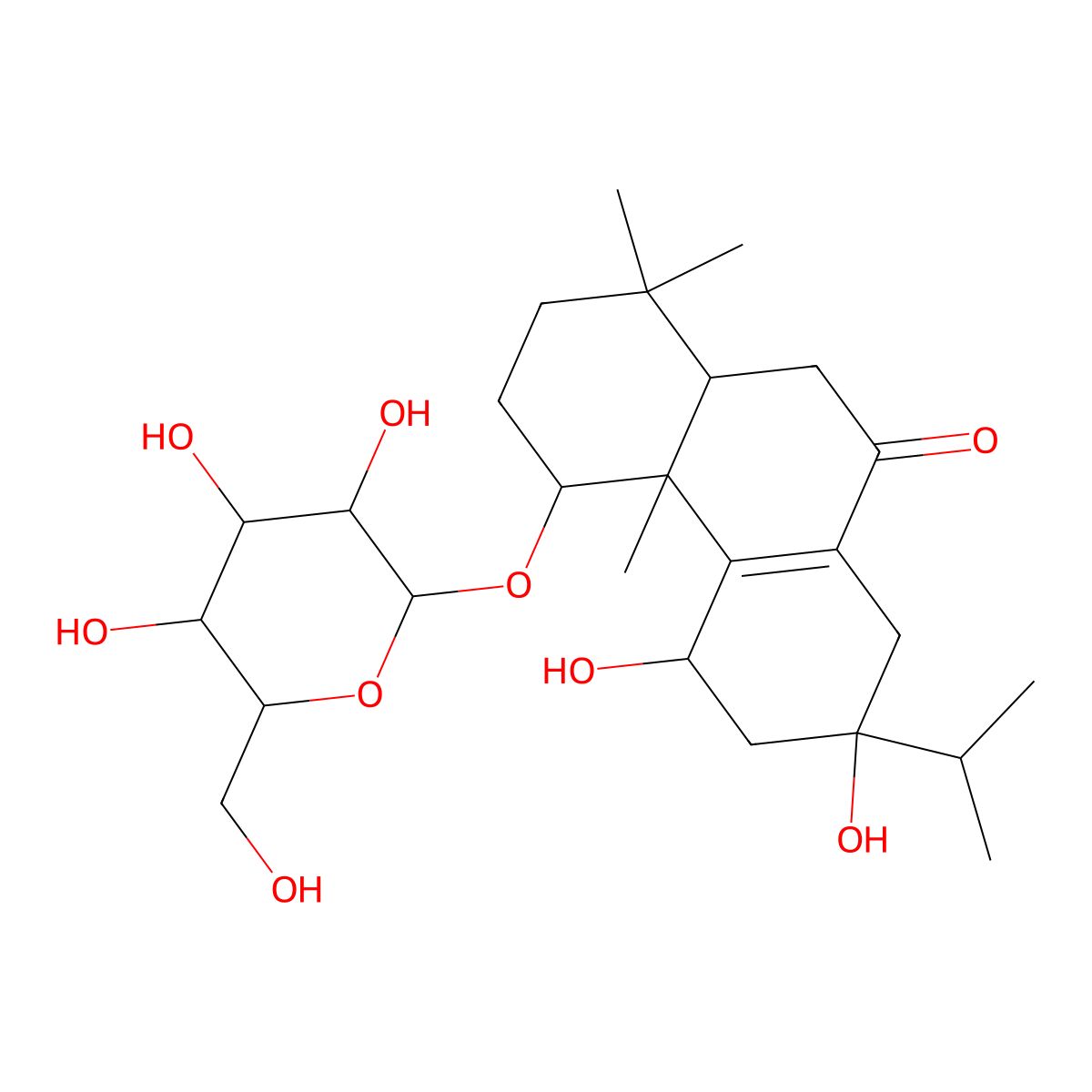 Inflexuside A molecular structure, CAS 1395048-85-7