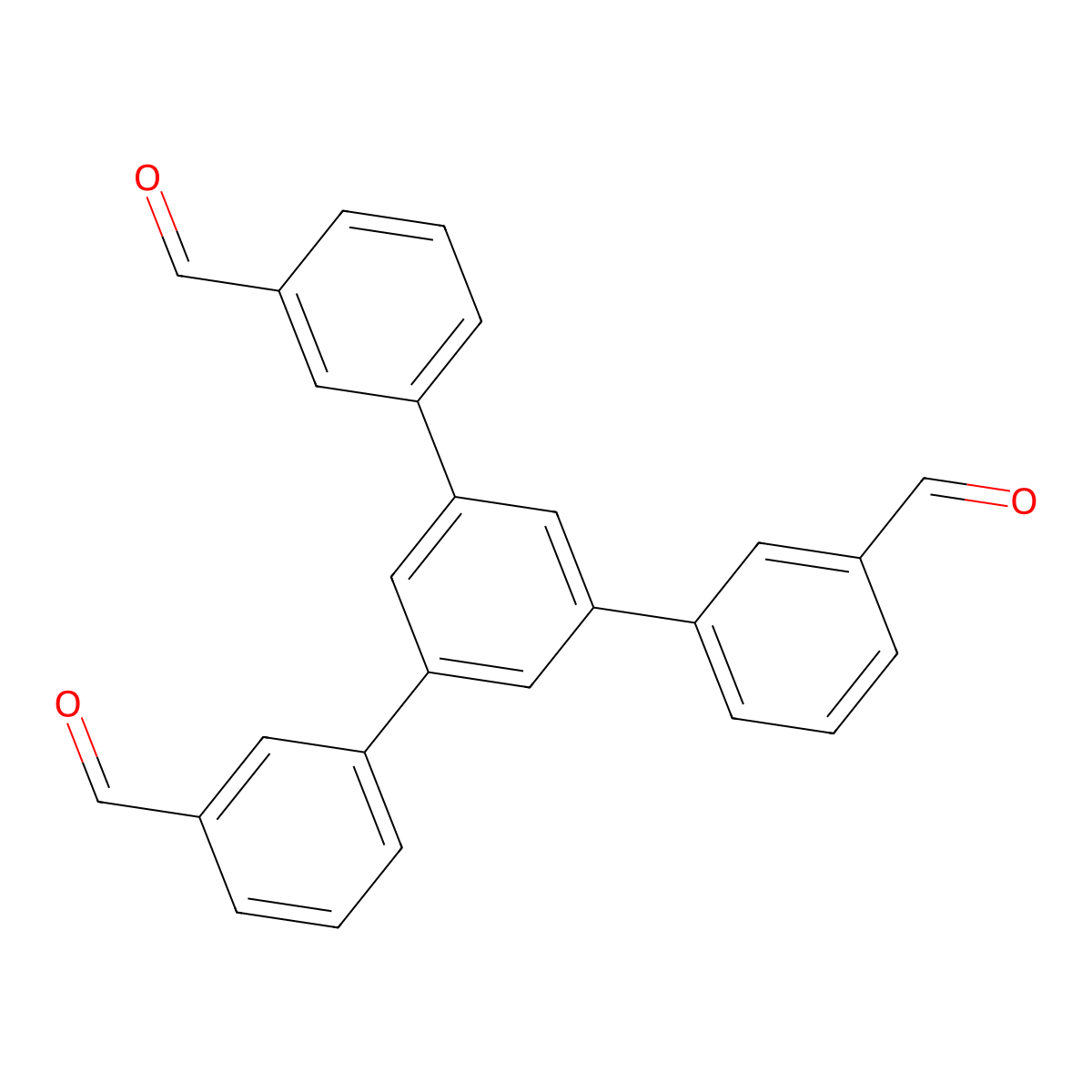 1,3,5-Tris(3-formylphenyl)benzene molecular structure, CAS 1395348-26-1