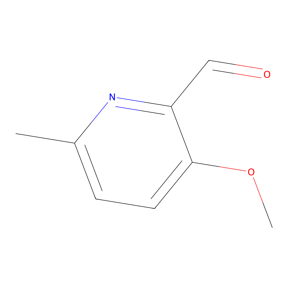 3-Methoxy-6-methyl-2-pyridinecarboxaldehyde molecular structure, CAS 139549-07-8