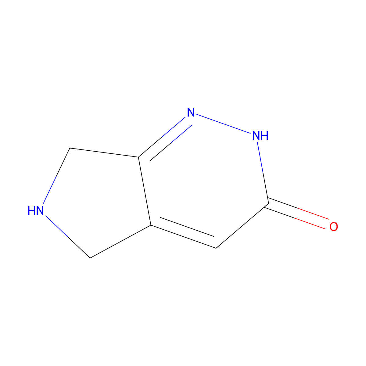6,7-Dihydro-5H-pyrrolo[3,4-c]pyridazin-3-ol hydrochloride molecular structure, CAS 1395492-93-9