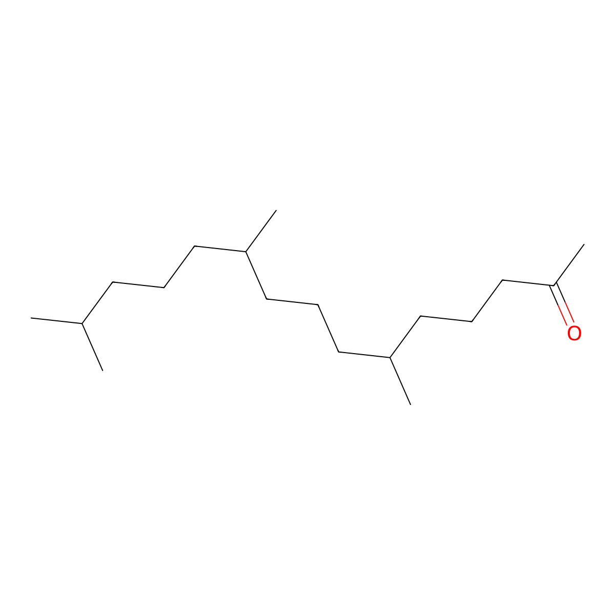 6,10,14-Trimethyl-2-pentadecanone molecular structure, CAS 13955-74-3