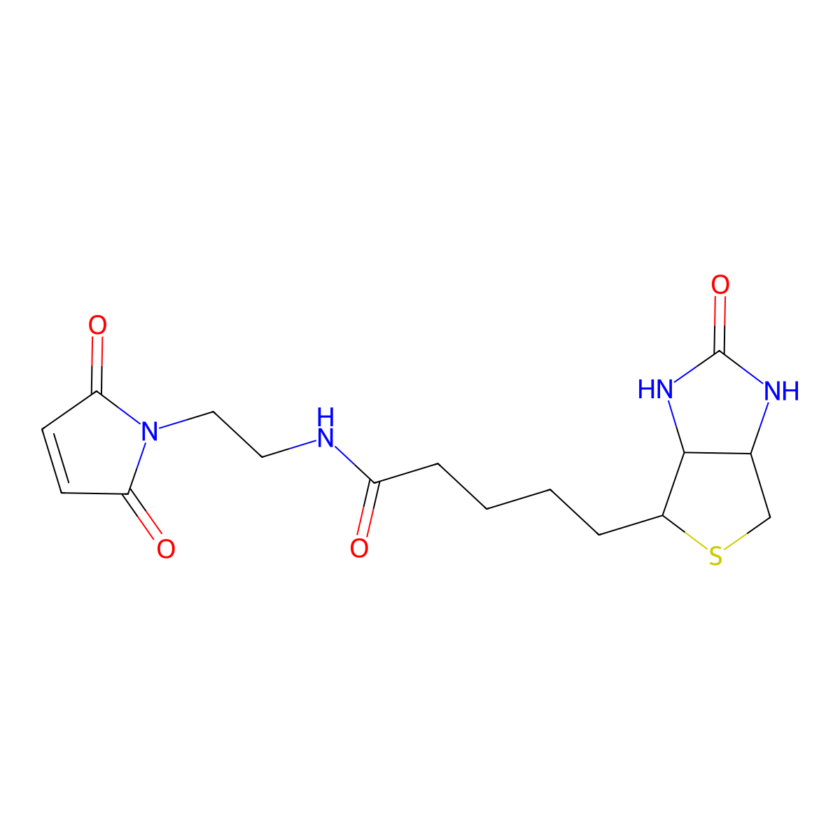 N-Biotinyl-N'-maleimido-ethylenediamine molecular structure, CAS 139554-72-6