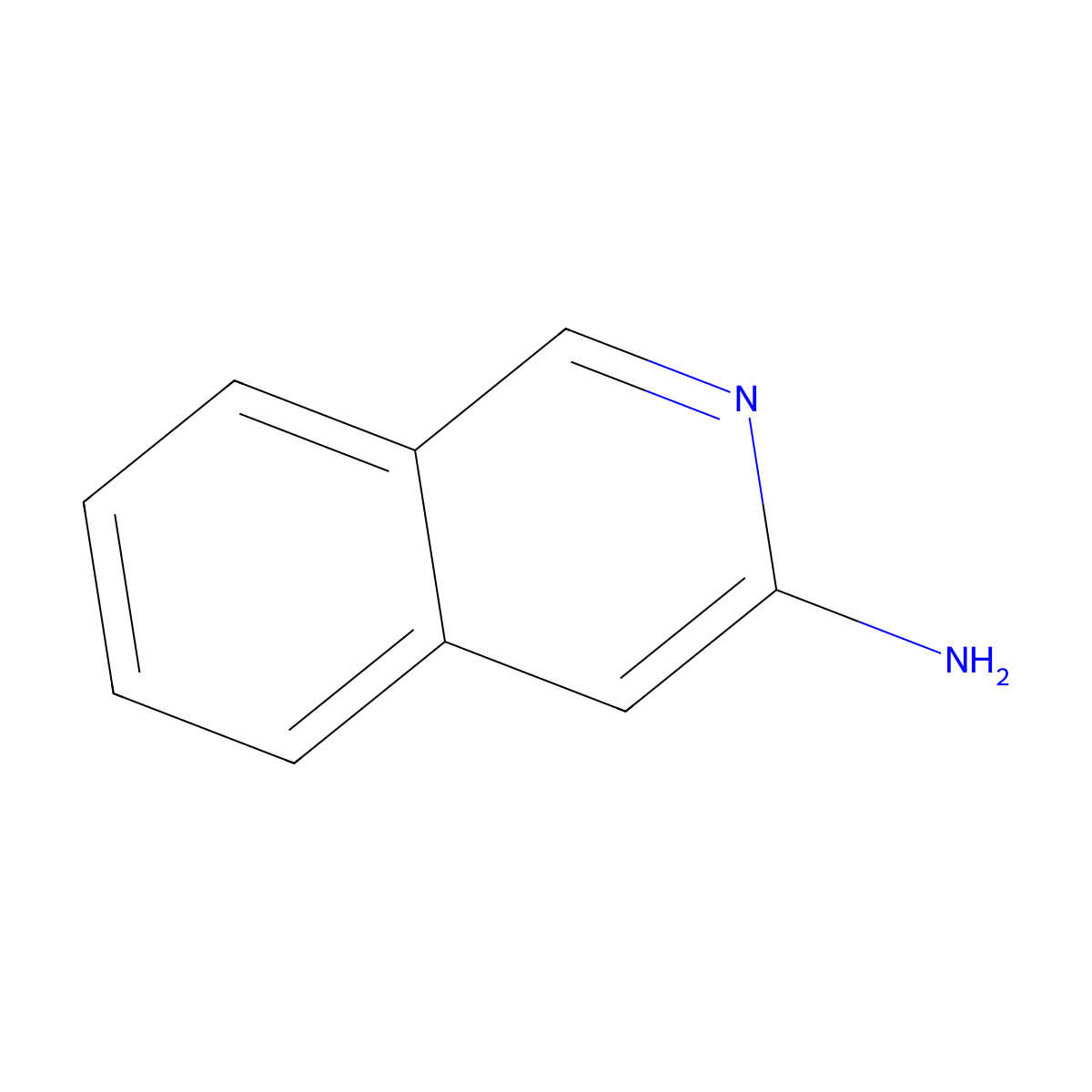 Isoquinolin-3-Amine molecular structure, CAS 139557-81-6