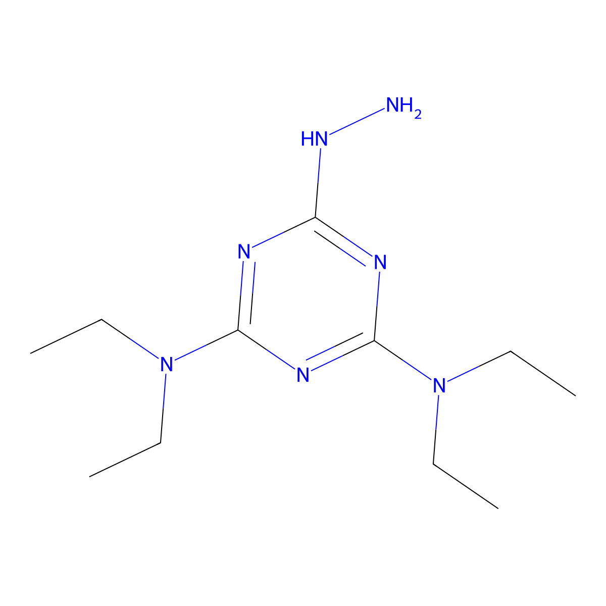 Meladrazine molecular structure, CAS 13957-36-3