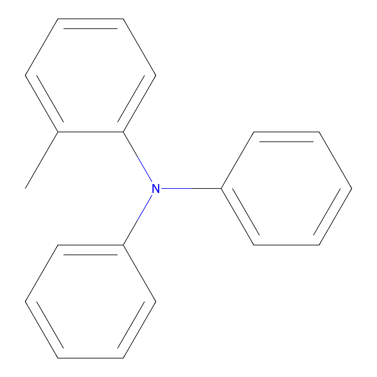 N-(2-tolyl)diphenylamine molecular structure, CAS 139580-37-3