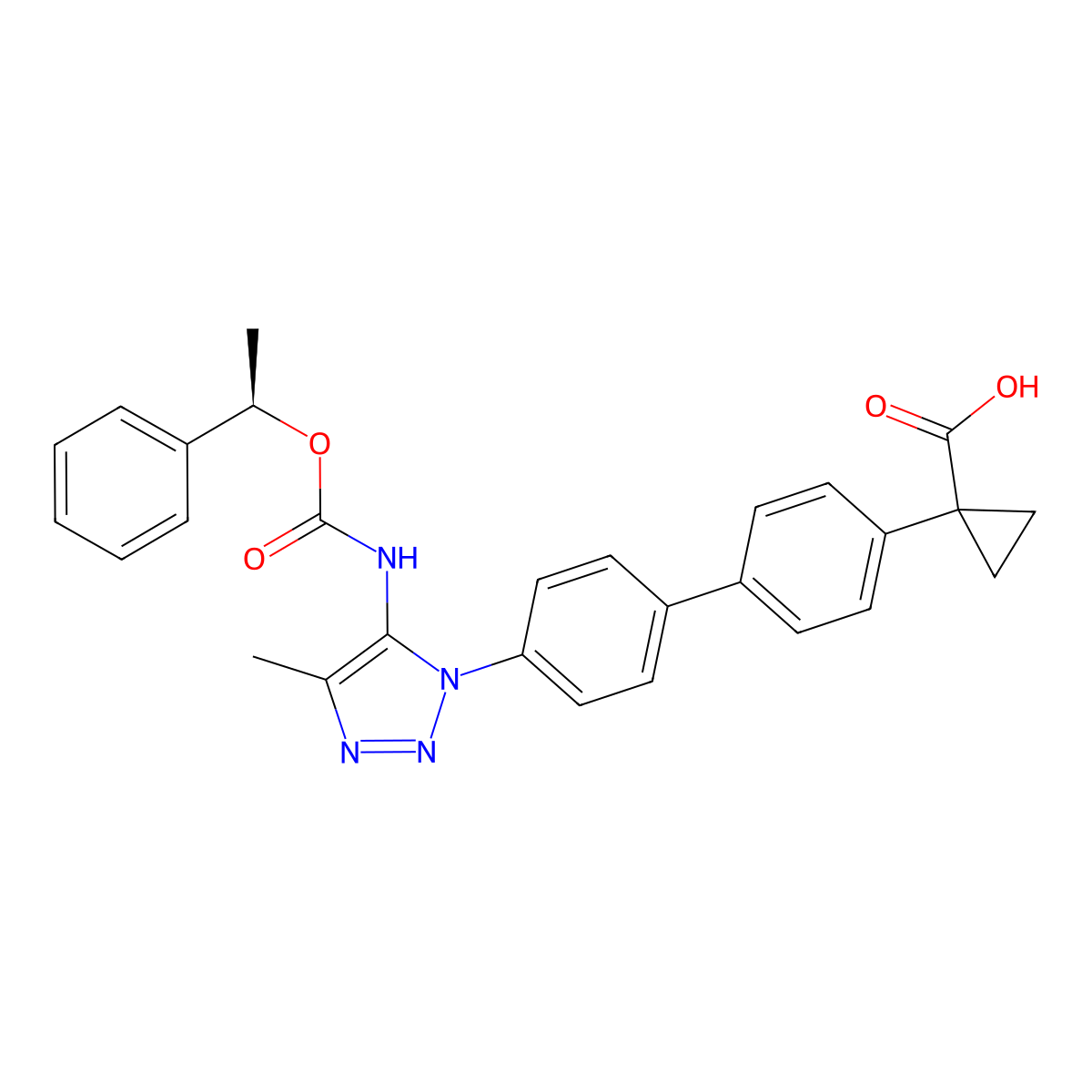 LPA1 receptor antagonist 1 molecular structure, CAS 1396006-71-5