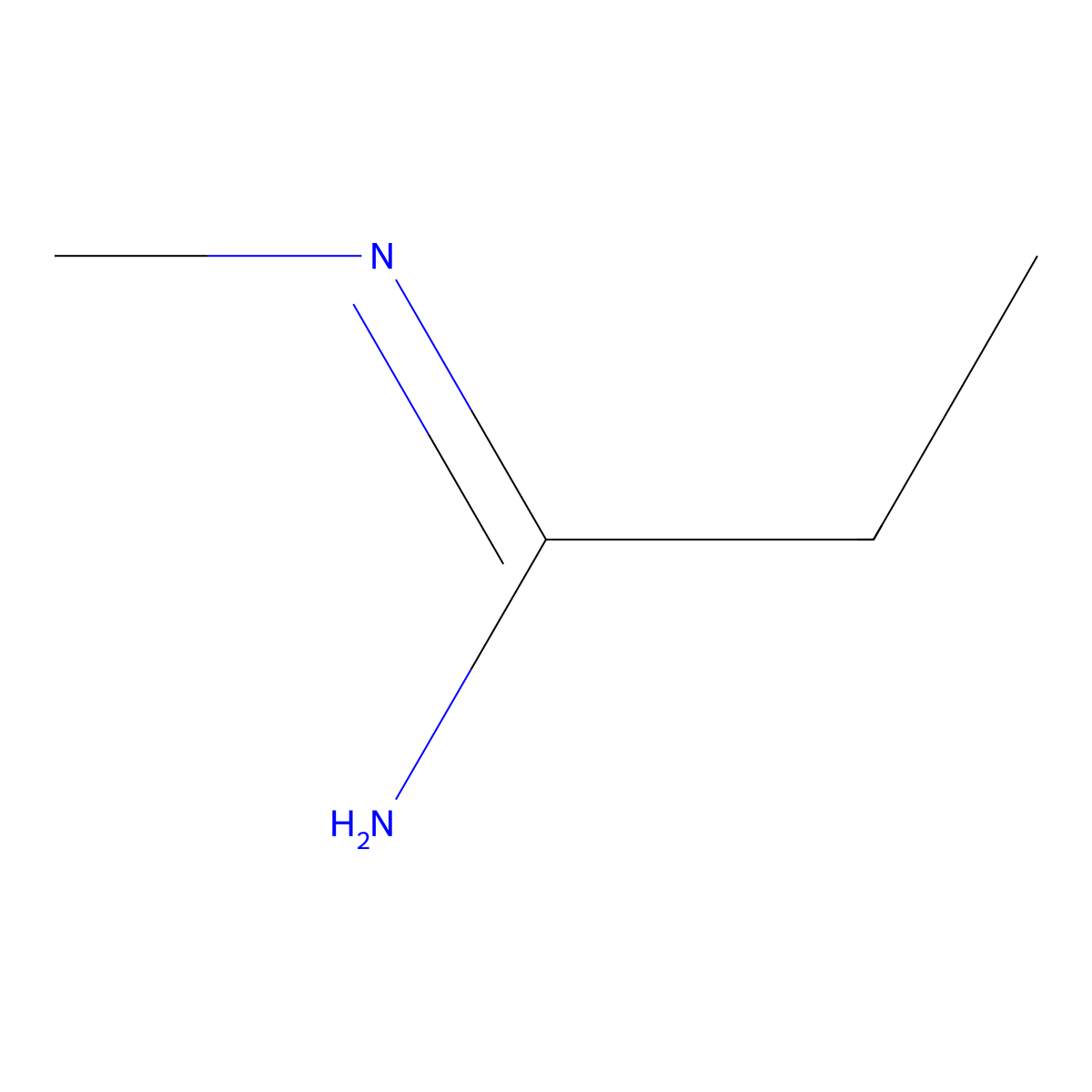 (1E)-N'-Methylpropanimidamide molecular structure, CAS 139614-17-8