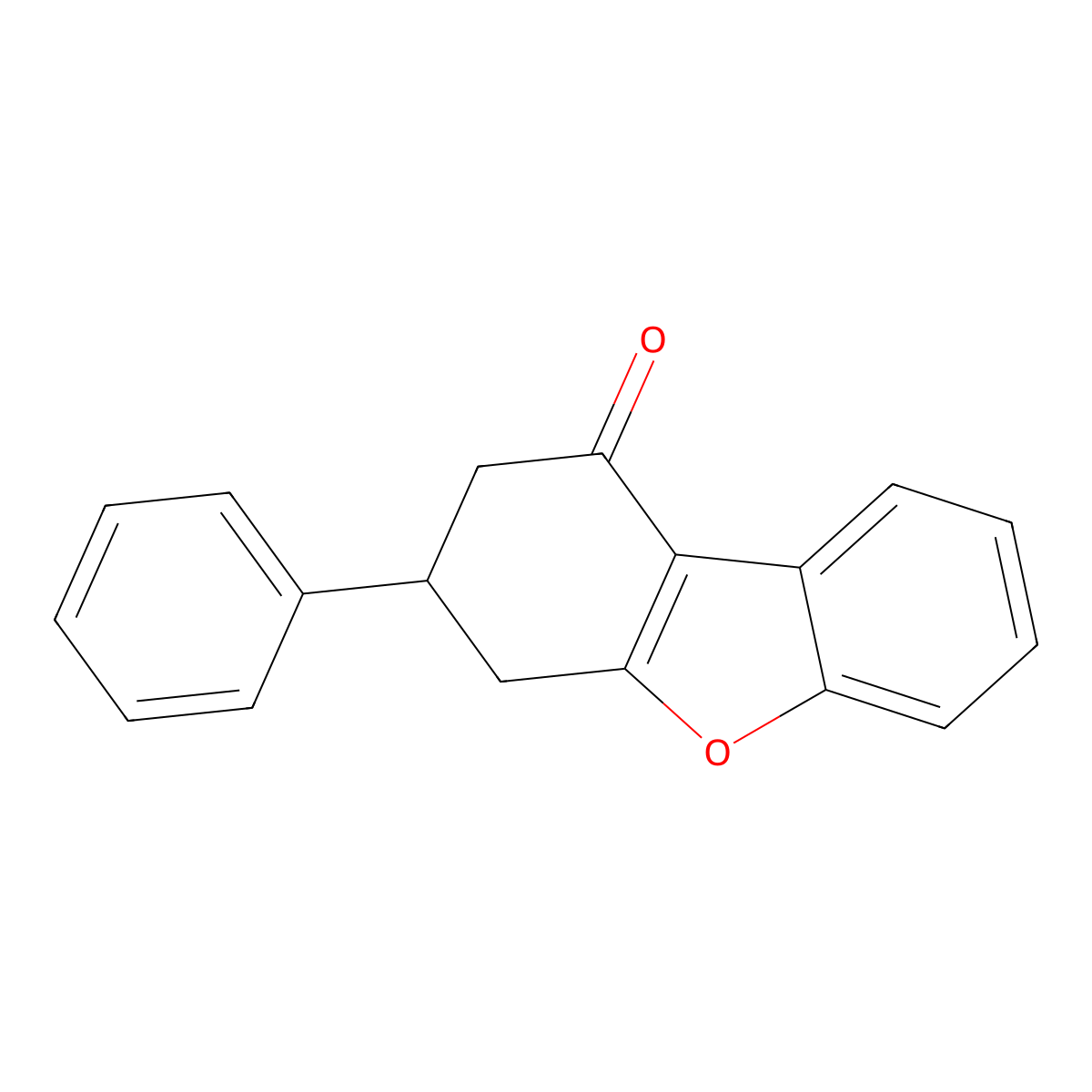 3-phenyl-3,4-dihydro-2H-dibenzofuran-1-one molecular structure, CAS 1396174-02-9