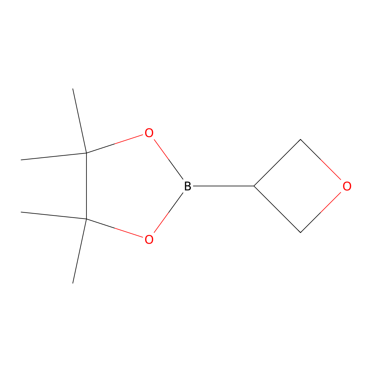 4,4,5,5-Tetramethyl-2-(oxetan-3-yl)-1,3,2-dioxaborolane molecular structure, CAS 1396215-84-1