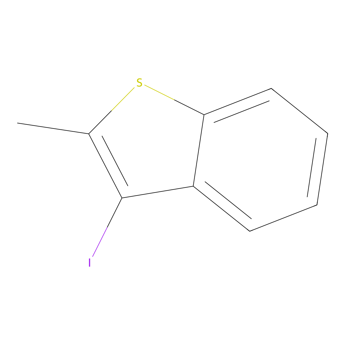 3-Iodo-2-methylbenzo[b]thiophene molecular structure, CAS 139625-61-9