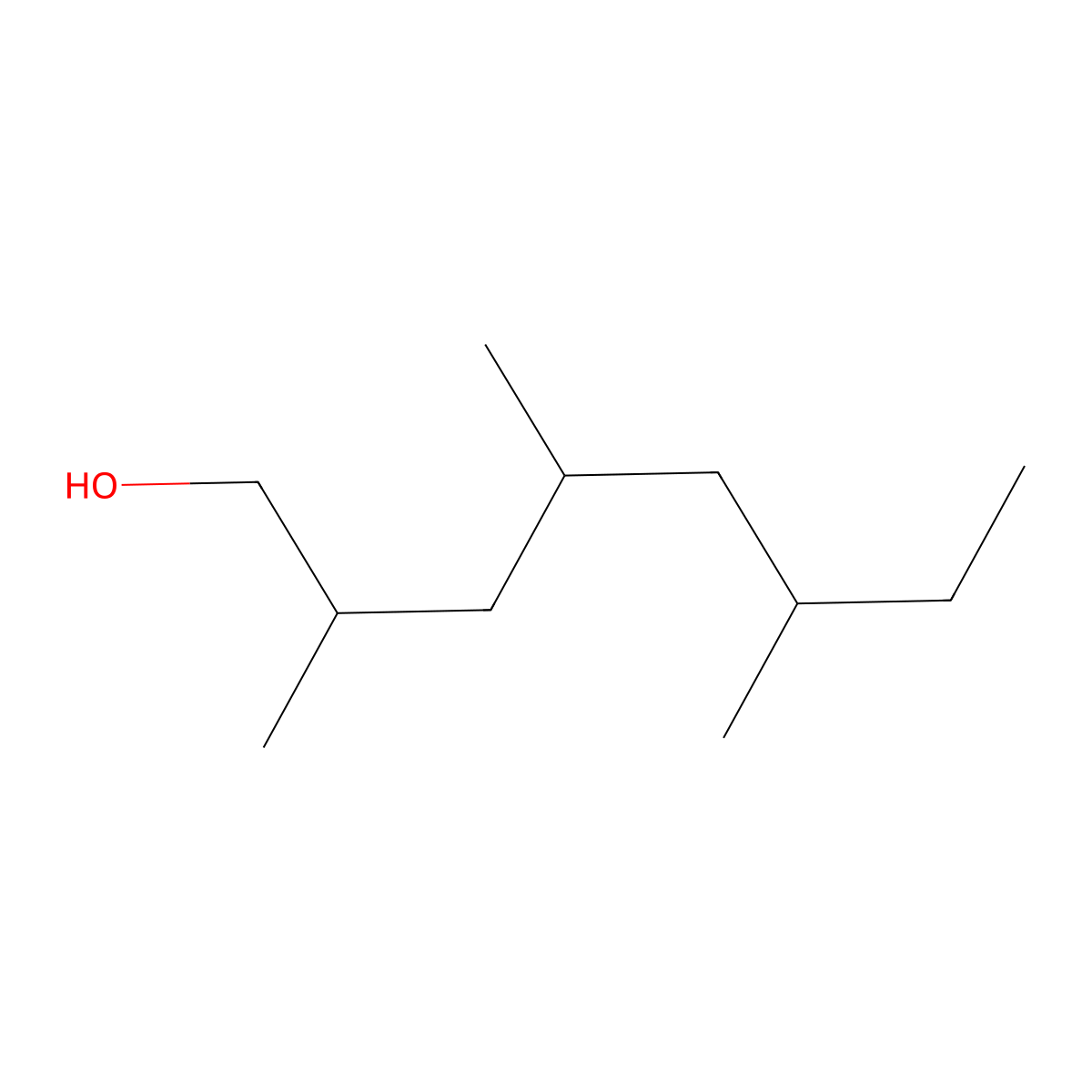 2,4,6-Trimethyloctan-1-ol molecular structure, CAS 139632-62-5
