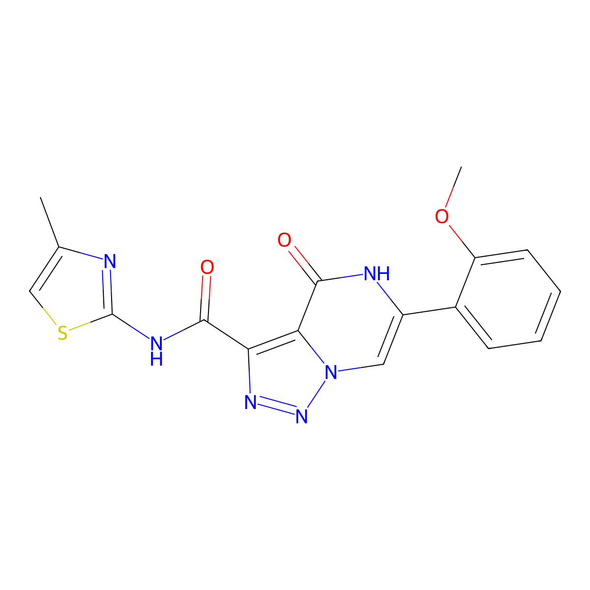 C17H14N6O3S molecular structure, CAS 1396631-65-4