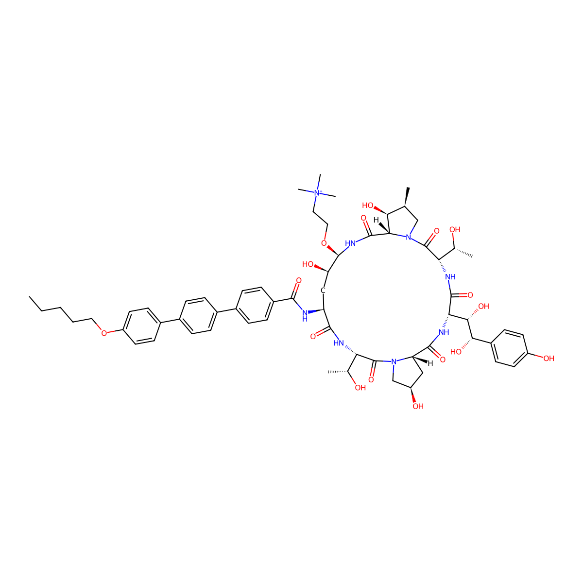 Rezafungin molecular structure, CAS 1396640-59-7
