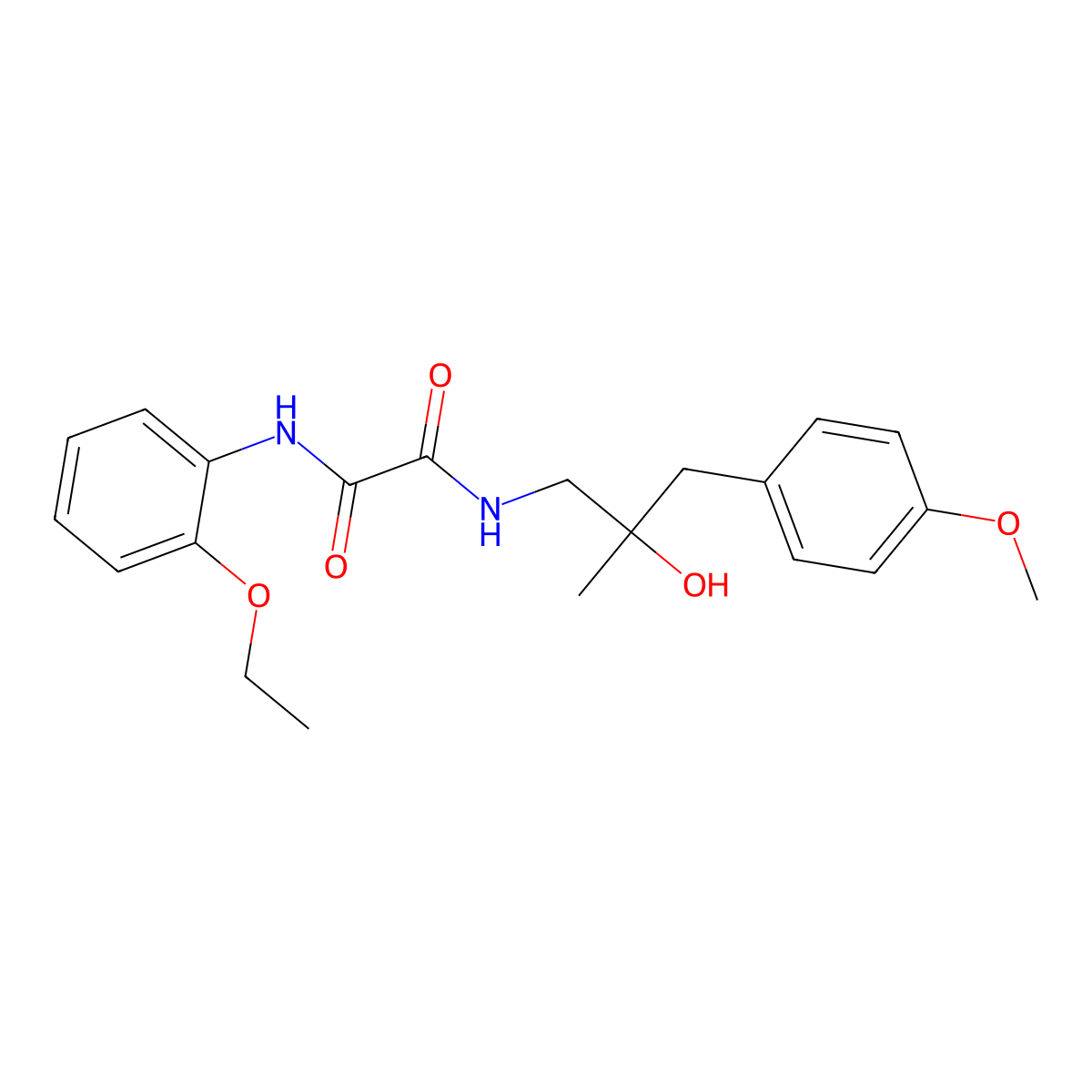 N1-(2-ethoxyphenyl)-N2-(2-hydroxy-3-(4-methoxyphenyl)-2-methylpropyl)oxalamide molecular structure, CAS 1396714-19-4